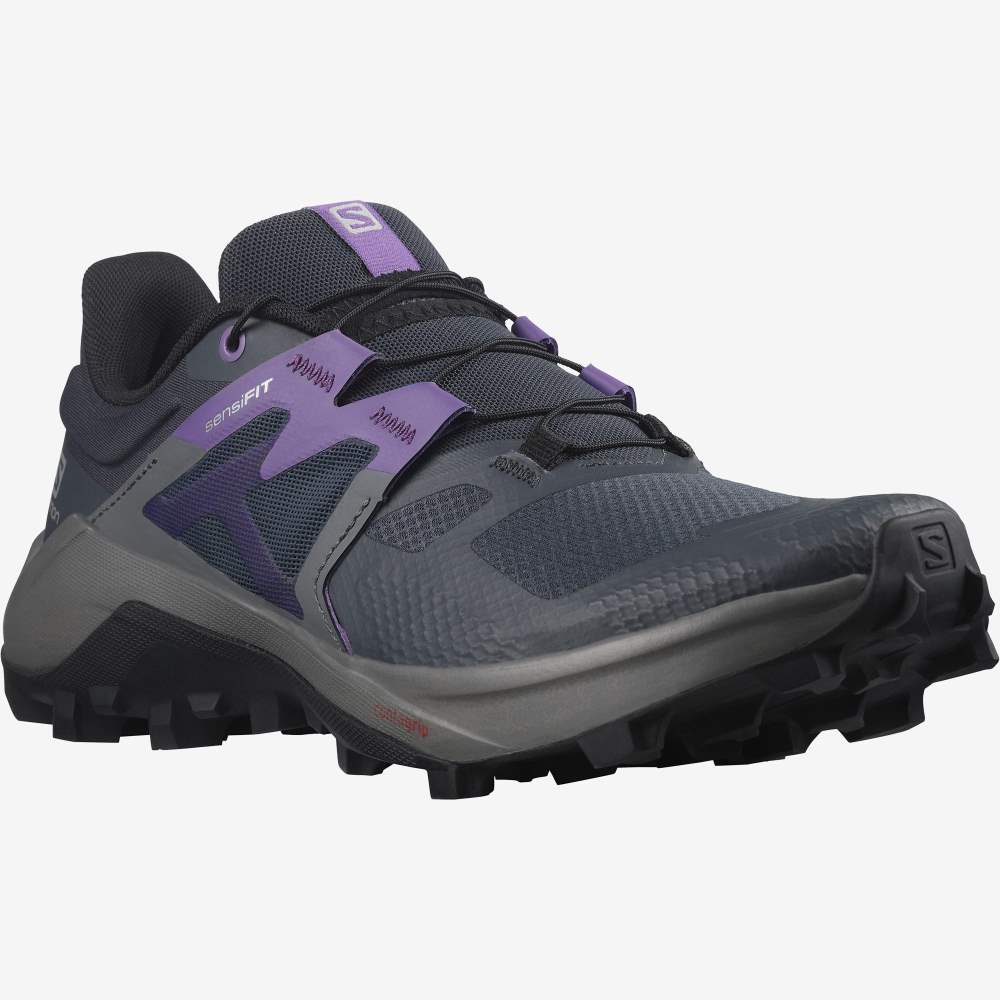 Royal Salomon Wildcross 2 Women's Trail Running Shoes | 372658DZU