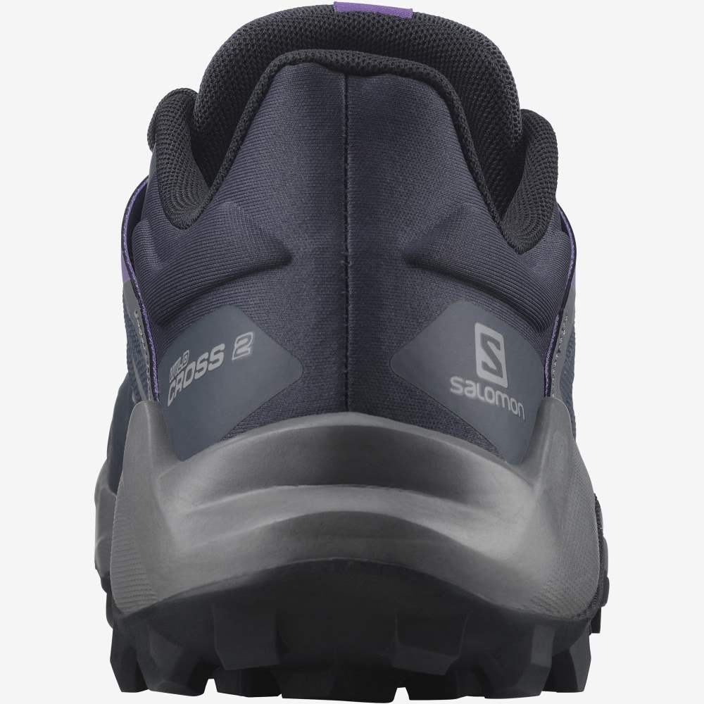 Royal Salomon Wildcross 2 Women's Trail Running Shoes | 372658DZU