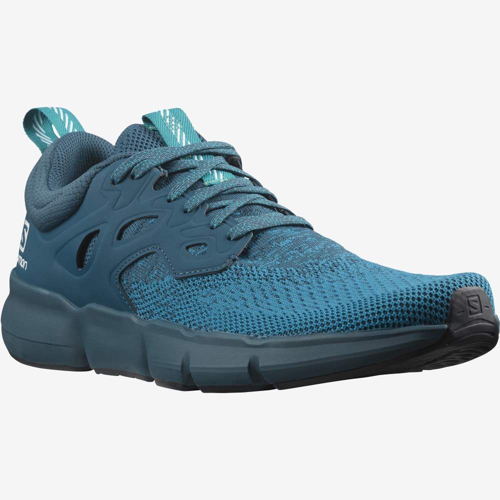 Turquoise Blue Salomon Predict Soc 2 Men's Running Shoes | 123805XTH