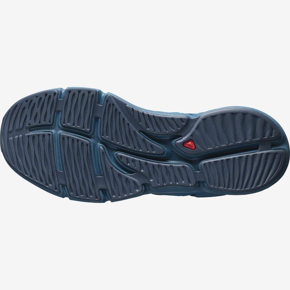 Turquoise Blue Salomon Predict Soc 2 Men's Running Shoes | 123805XTH