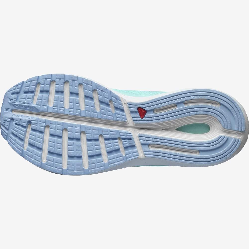 Turquoise Blue Salomon Sonic 4 Balance Women's Running Shoes | 291038WHT
