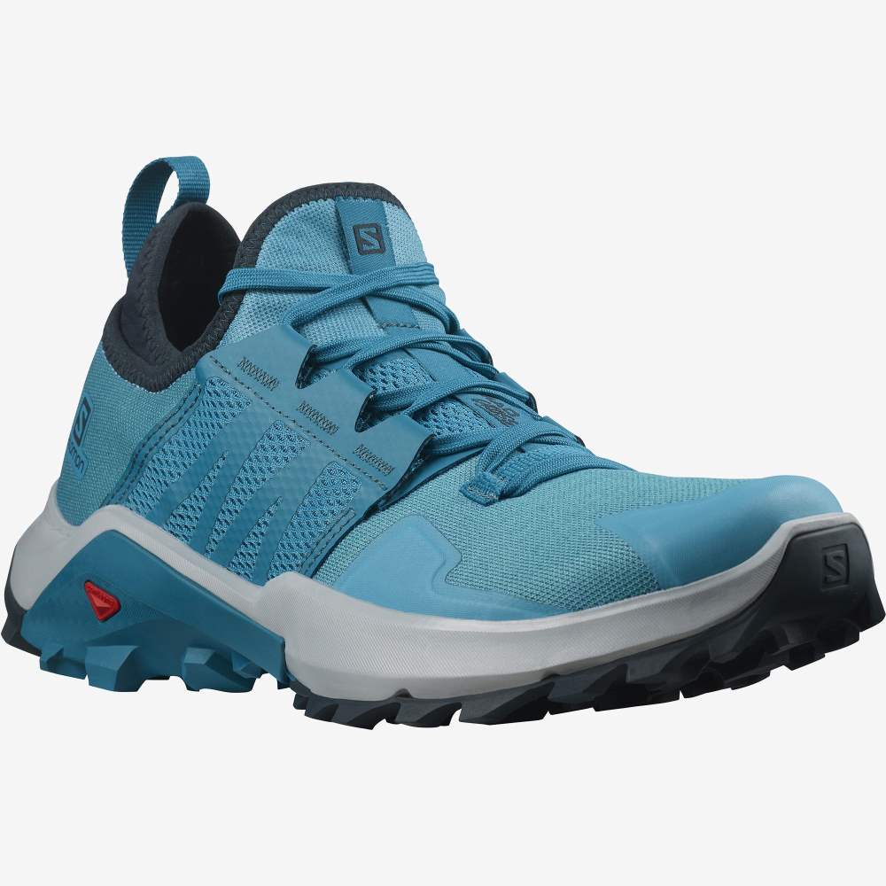 Turquoise Salomon Madcross Men's Trail Running Shoes | 074812JDO