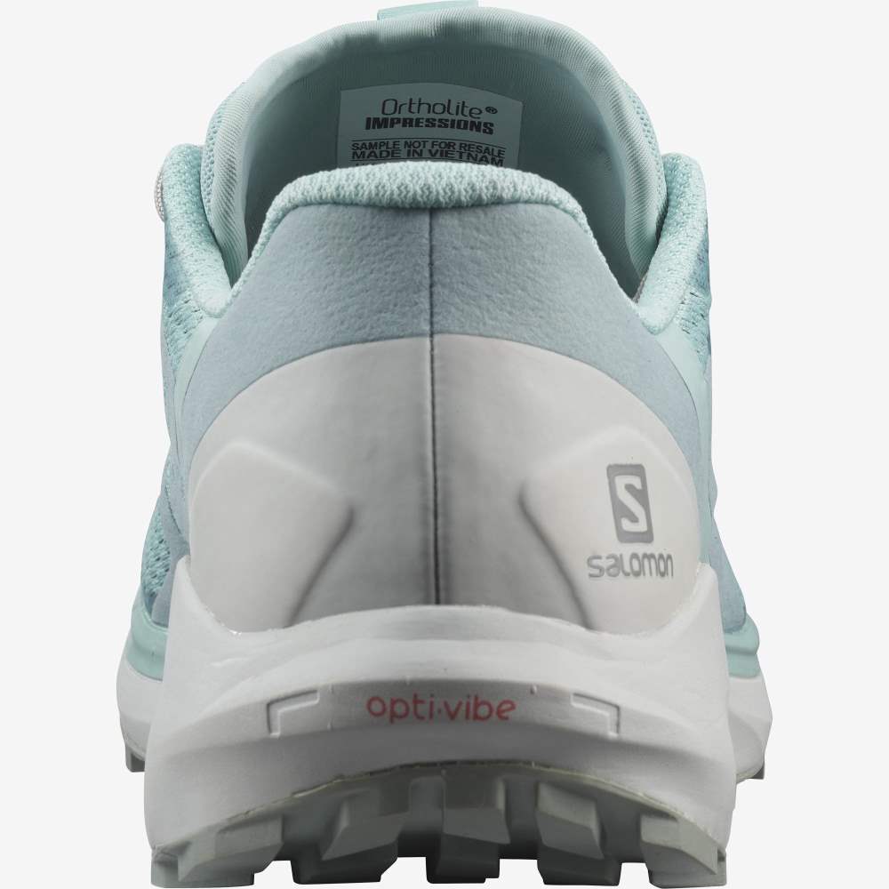 Turquoise Salomon Sense Ride 4 Women's Trail Running Shoes | 045283WEH