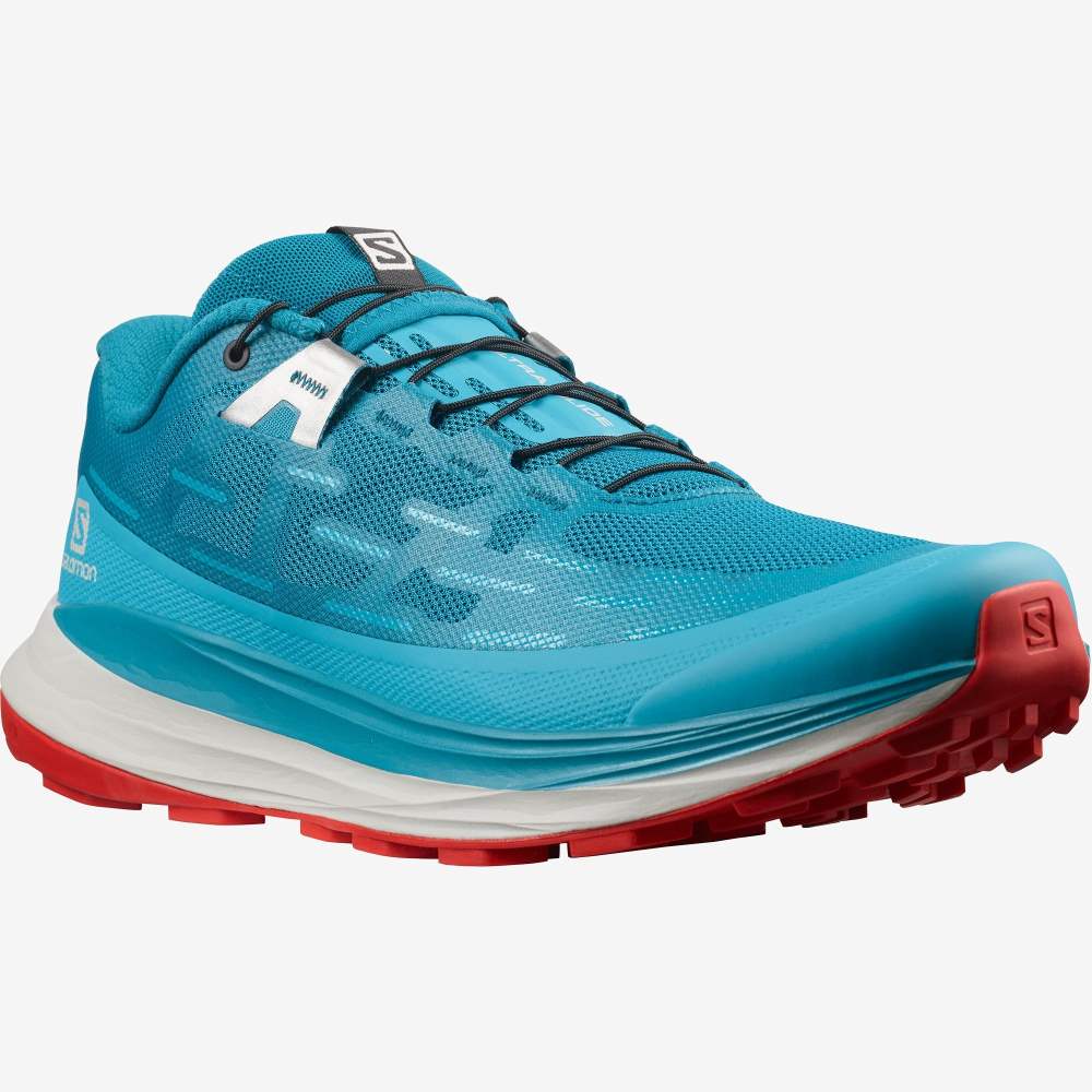Turquoise Salomon Ultra Glide Men's Trail Running Shoes | 348571EVC