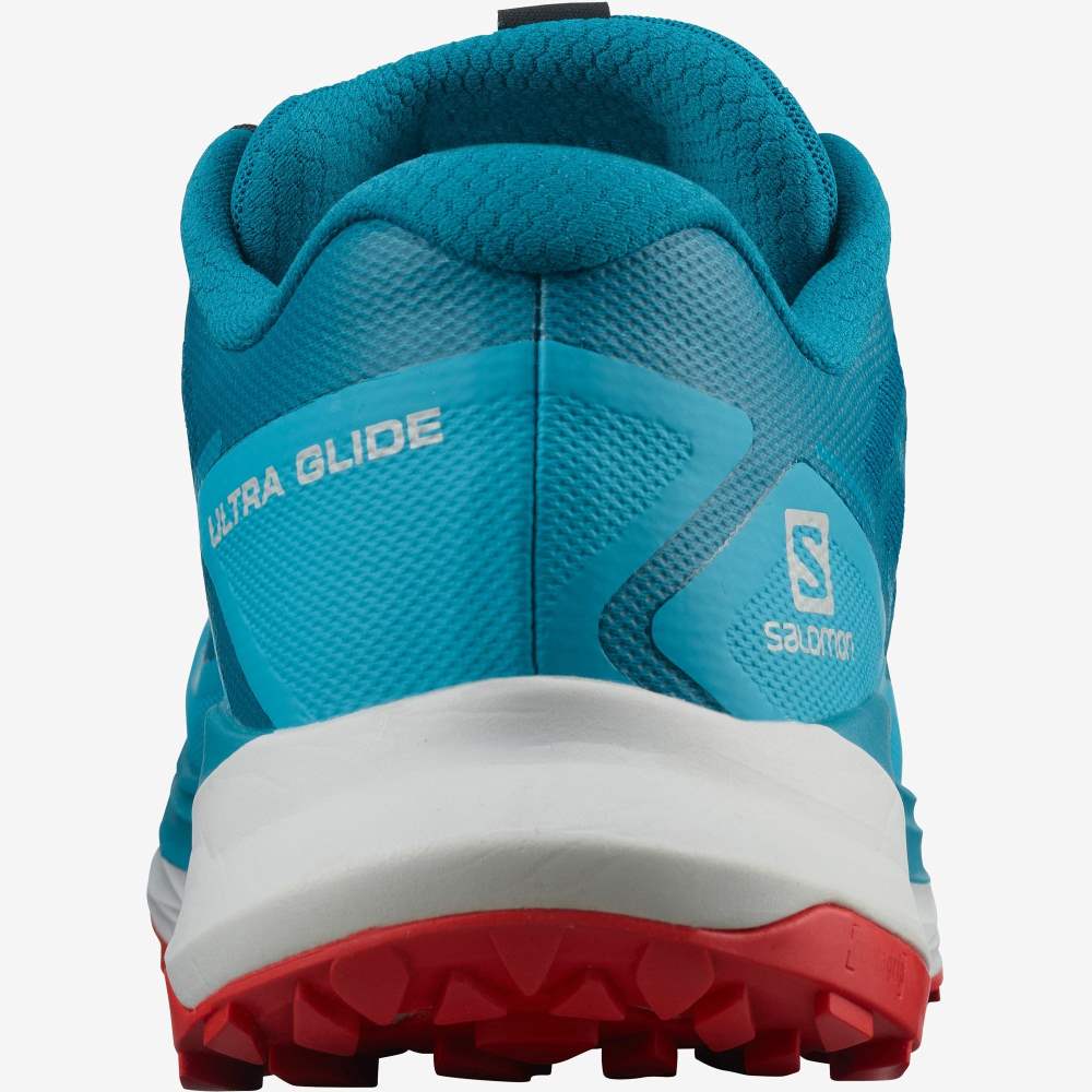 Turquoise Salomon Ultra Glide Men's Trail Running Shoes | 348571EVC