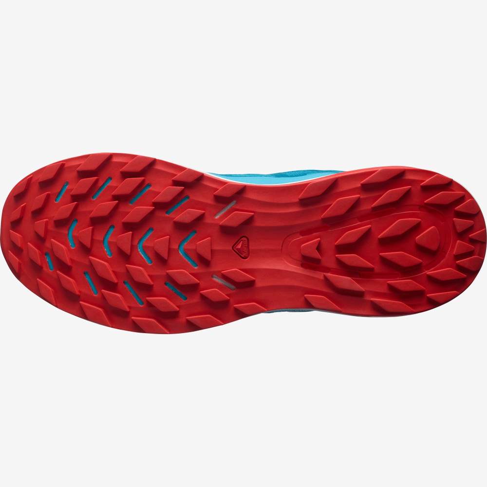Turquoise Salomon Ultra Glide Men's Trail Running Shoes | 348571EVC