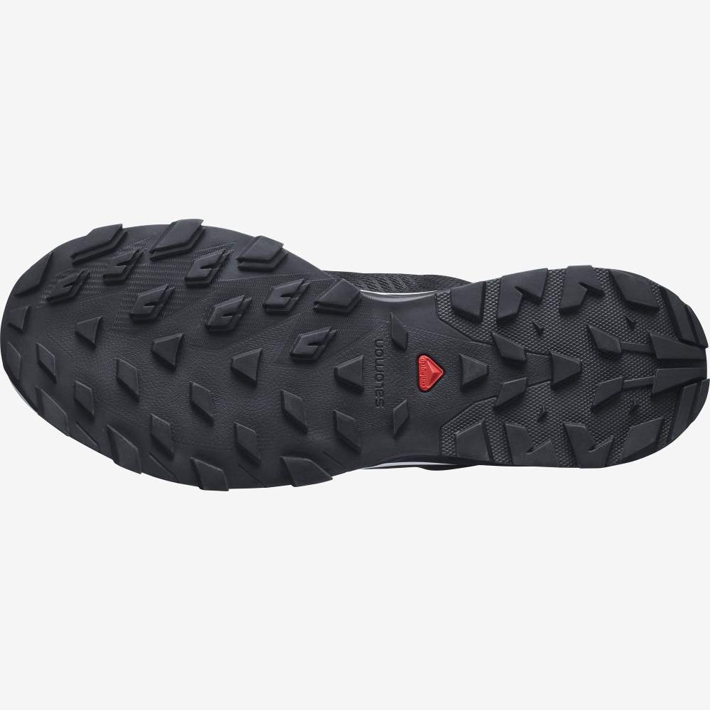 White Black Salomon Outbound Prism Men's Hiking Shoes | 607249NJL