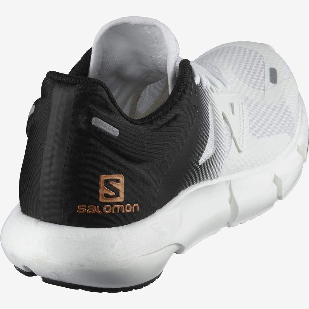 White Black Salomon Predict 2 Women's Running Shoes | 180437IMP
