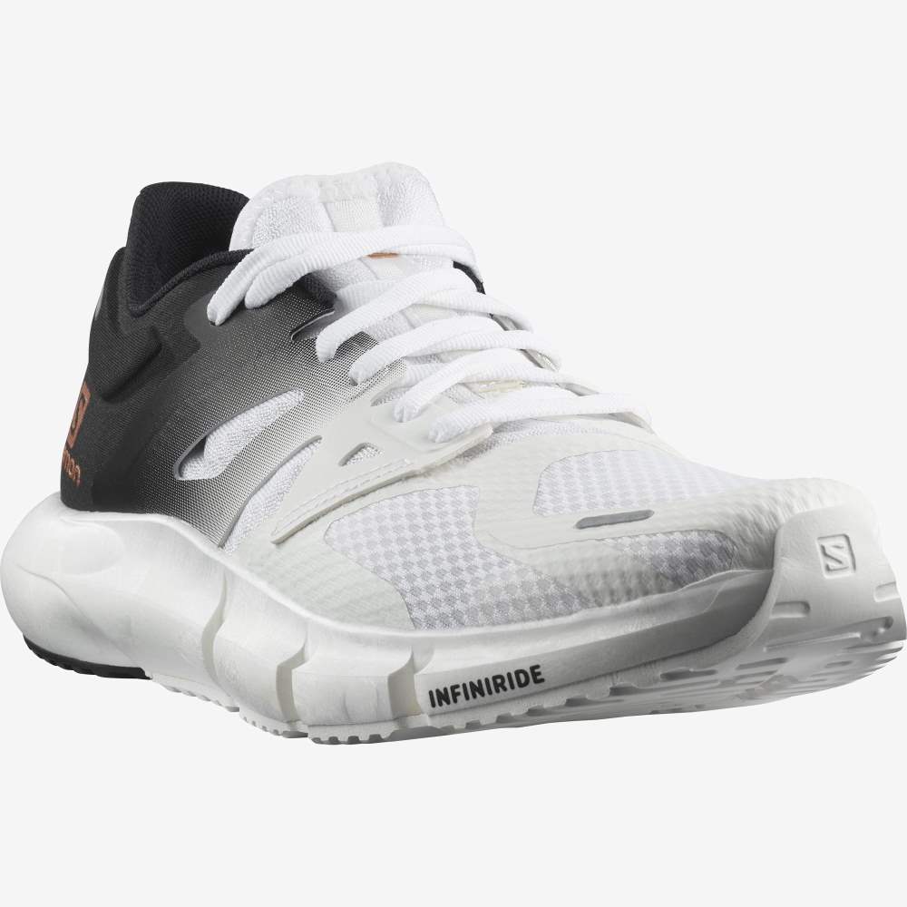 White Black Salomon Predict 2 Women's Running Shoes | 180437IMP