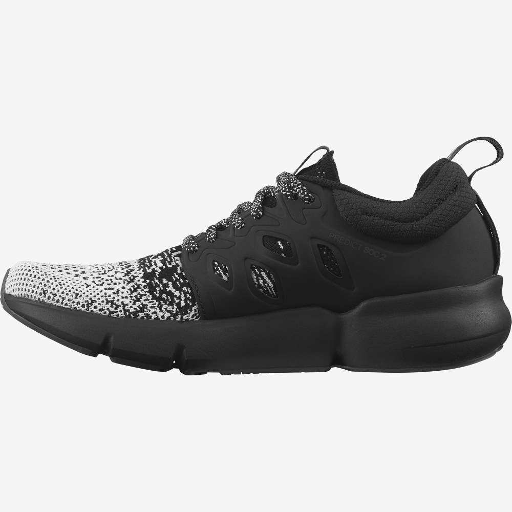 White Black Salomon Predict Soc 2 Women's Running Shoes | 054378ARS