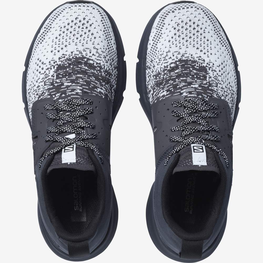 White Black Salomon Predict Soc W Women's Running Shoes | 547613DPT