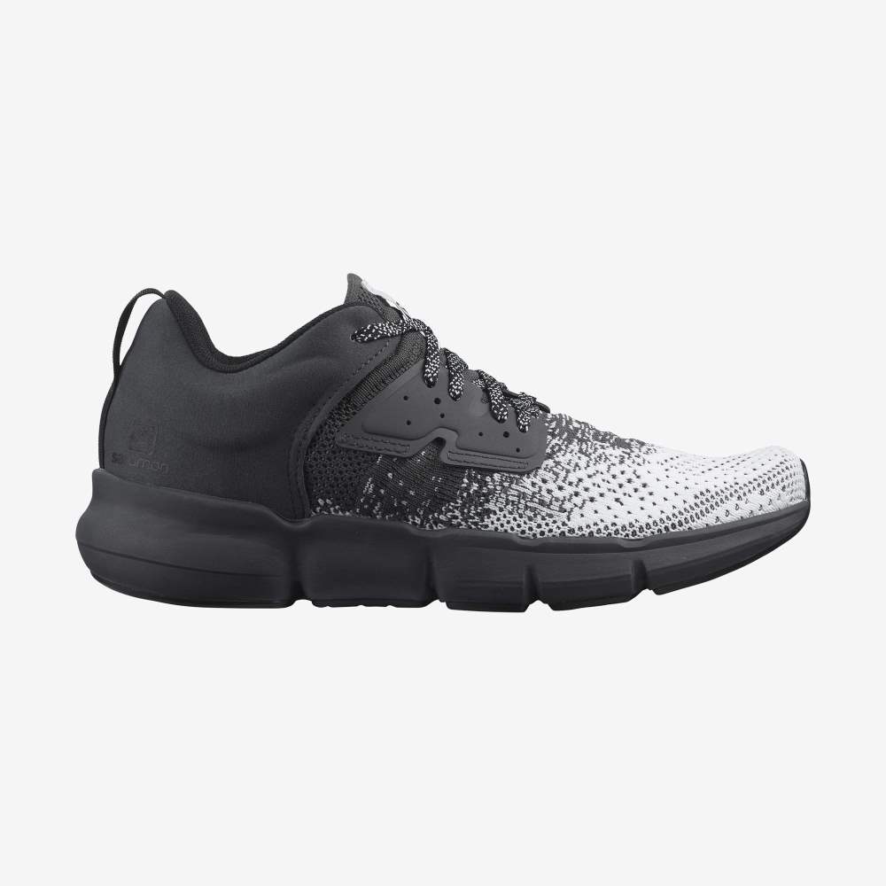 White Black Salomon Predict Soc W Women\'s Running Shoes | 547613DPT