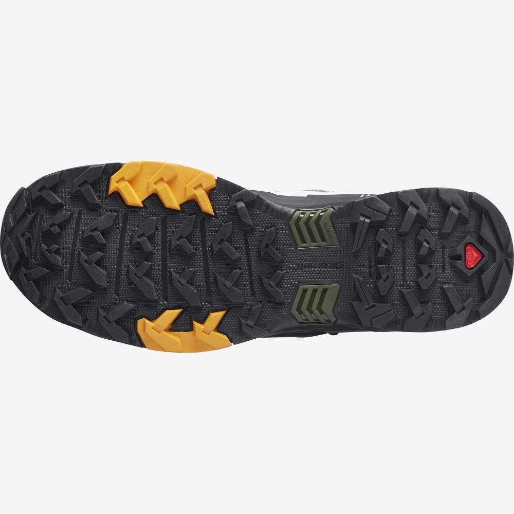 White Black Salomon X Ultra 4 Mid Gore-Tex Men's Hiking Shoes | 957043WHC