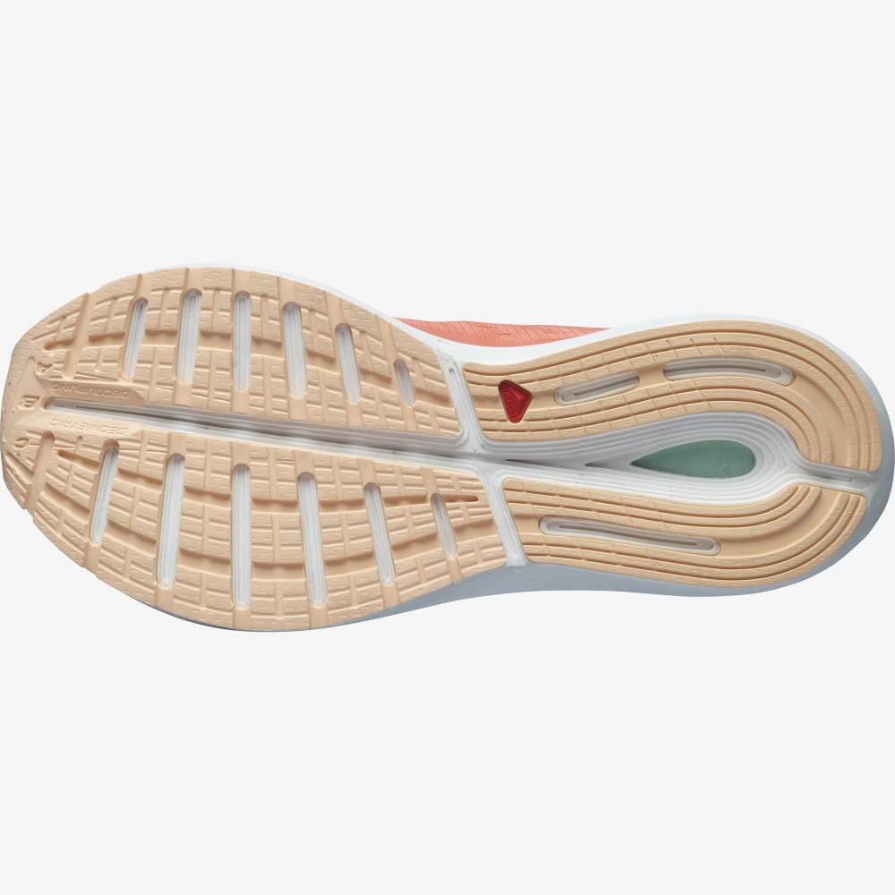 White Cream Salomon Sonic 4 Balance Women's Running Shoes | 150467AGQ