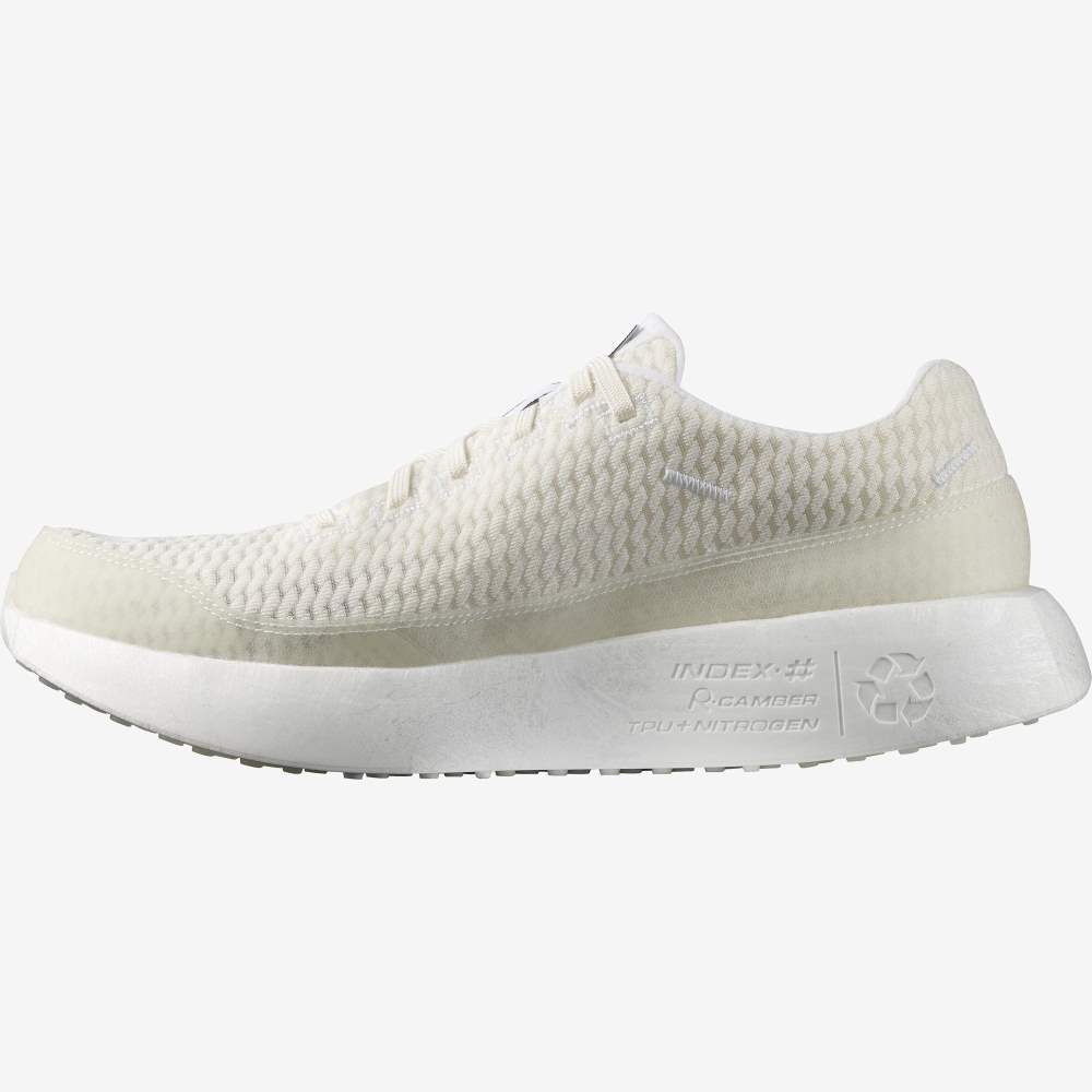 White Salomon Index.01 Women's Running Shoes | 219847KUJ