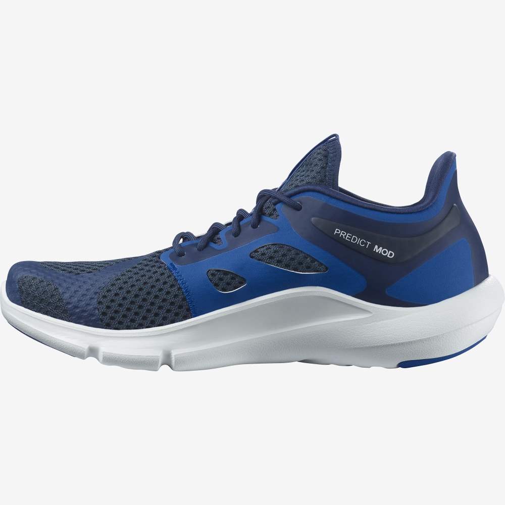 White Salomon Predict Mod Men's Running Shoes | 429318PYE