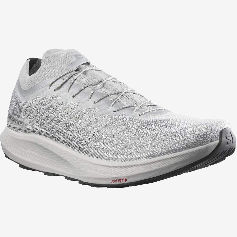 White Salomon S/Lab Pulsar Women's Trail Running Shoes | 129675ZWY