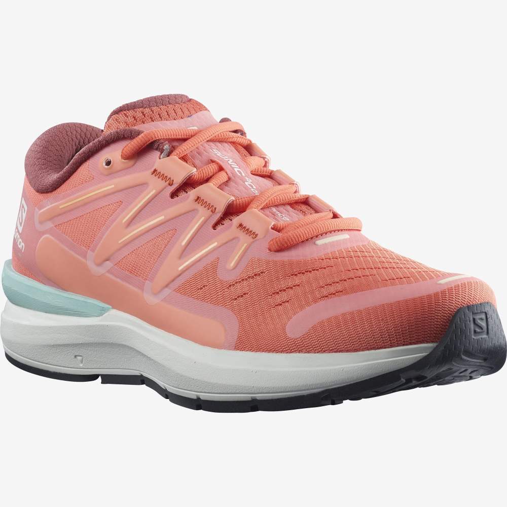 White Salomon Sonic 4 Confidence Women's Running Shoes | 357418RZC