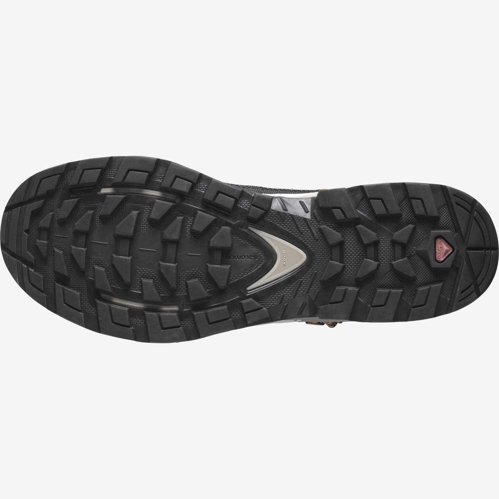 Yellow Black Salomon Quest Element Gore-Tex Men's Hiking Shoes | 835607UBZ