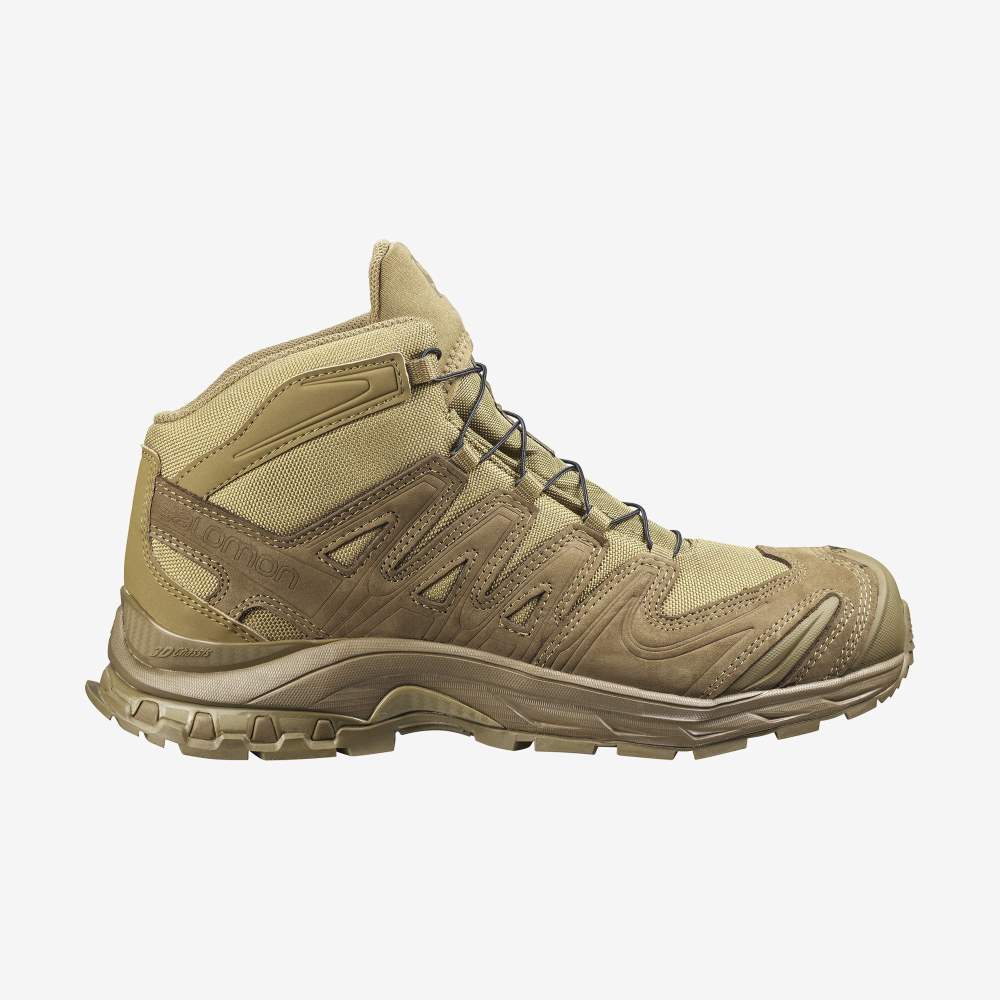 Brown Salomon Xa Forces Mid Men's Trail Running Shoes | 831904DPC