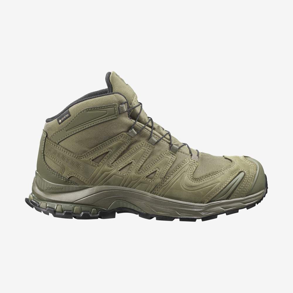 Green Salomon Xa Forces Mid Gore-Tex Women's Trail Running Shoes | 761290WVU